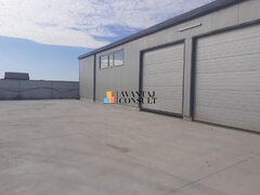 Domnesti, hala 300 mp curte 600 mp betonata